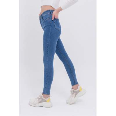 Kadın Mavi Skinny Jeans