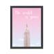 Dekoratif Tablo Empire State The World is Yours  Çerçeveli  50x70