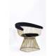 Jingim Gold Platner Metal Sandalye