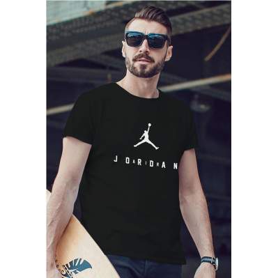 Air Jordan 10 Siyah NBA Erkek Tshirt - Tişört