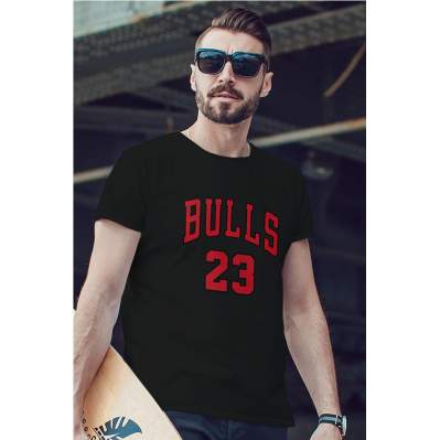 Air Jordan 25 Siyah NBA Erkek Tshirt - Tişört